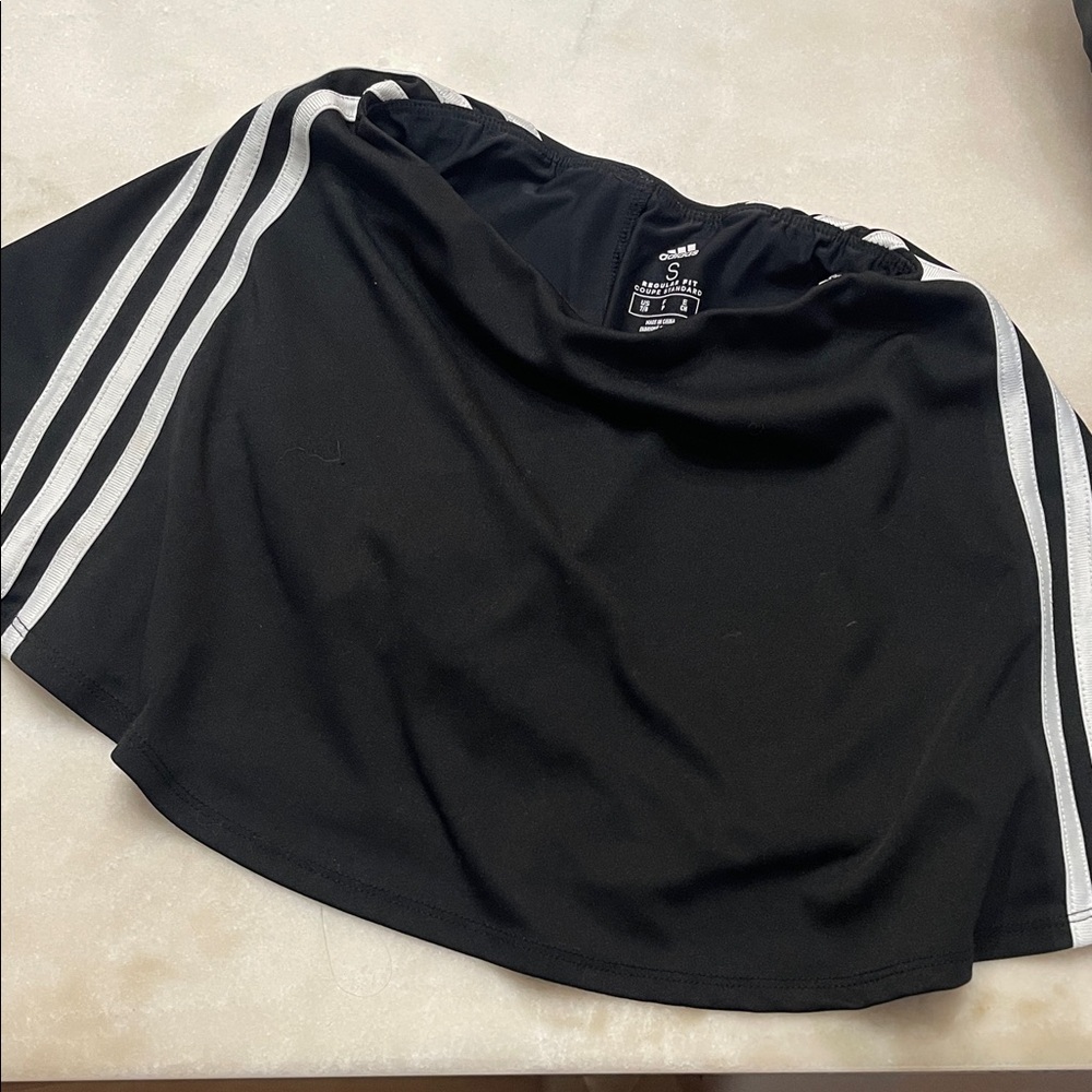 Adidas Black Skort with White Accents - Picture 3 of 8